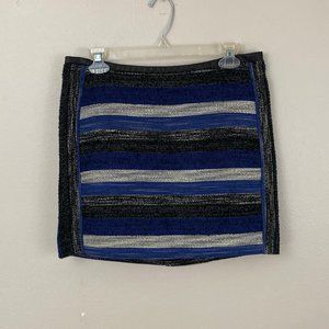 H&M Textured Striped Skirt